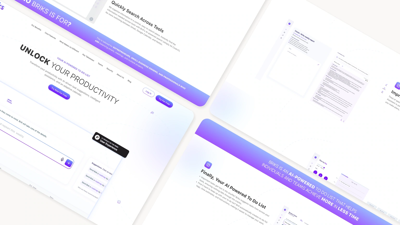 Website — product introduction and workspace preview