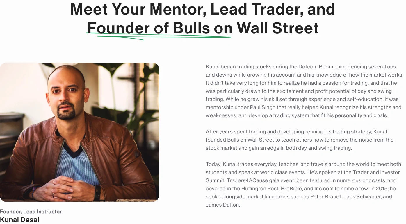 Mentor introduction and editorial layout