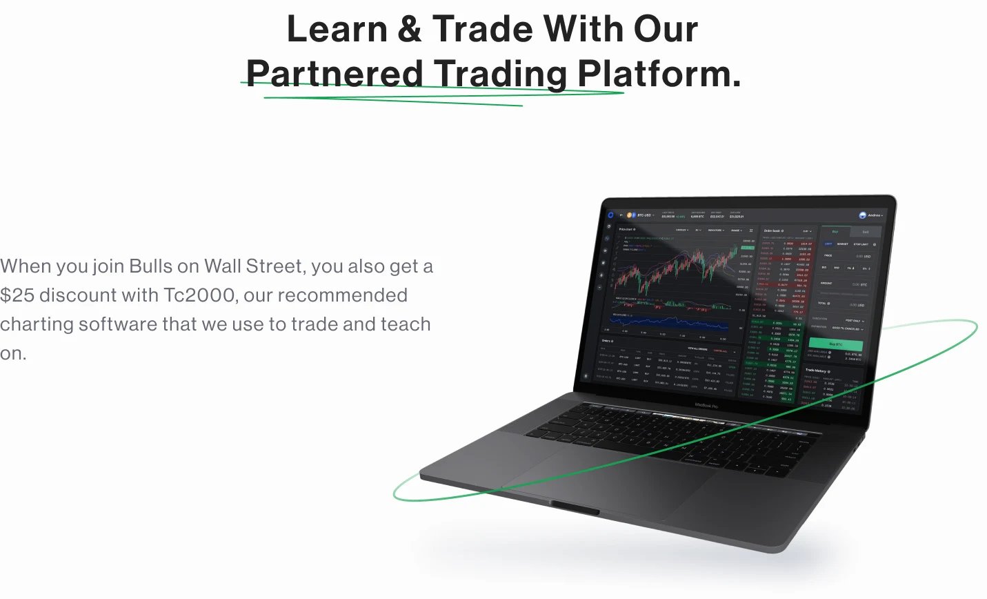 Presentation of the partnered trading platform