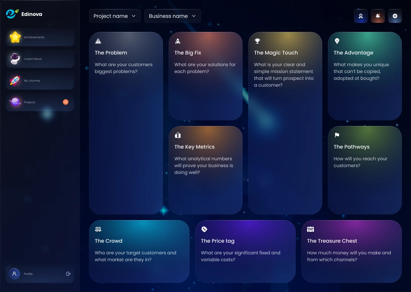 Project workspace
