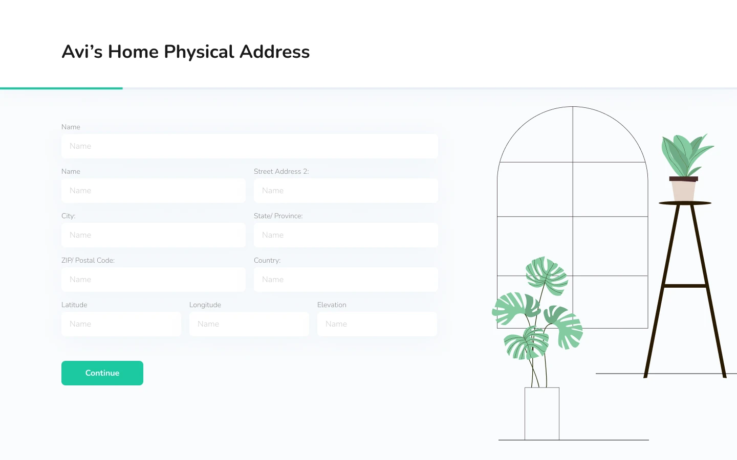 Add the physical address