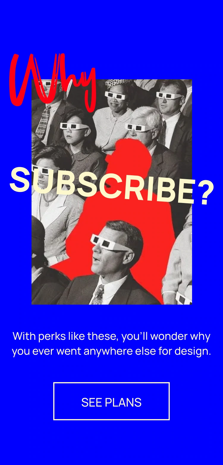 Mobile subscription introduction — collage, copy and plan action