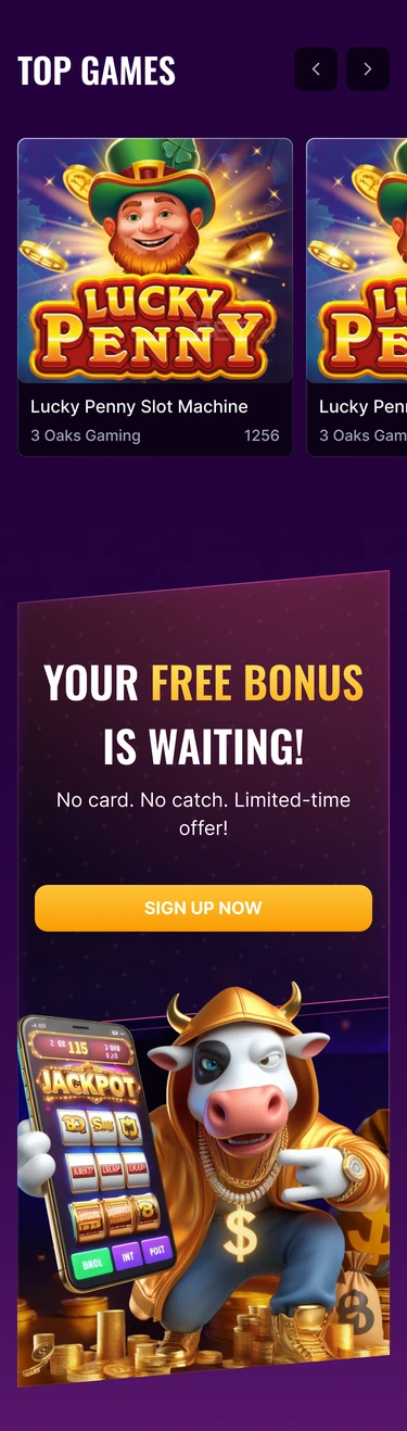 Mobile — game discovery and closing call to action