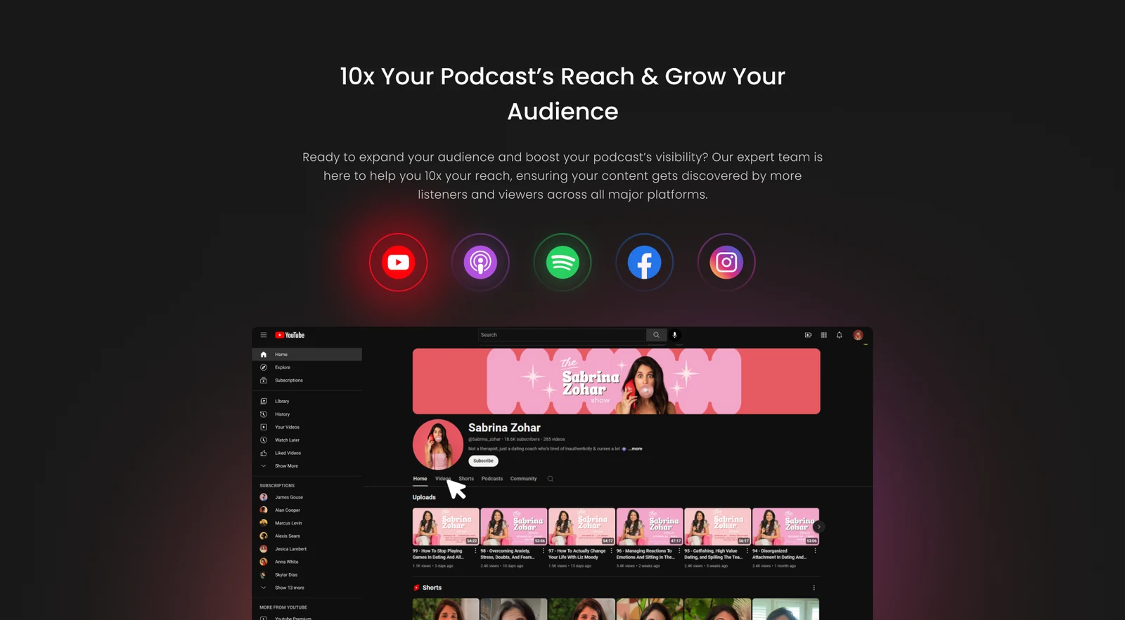 Podcast platform and distribution presentation