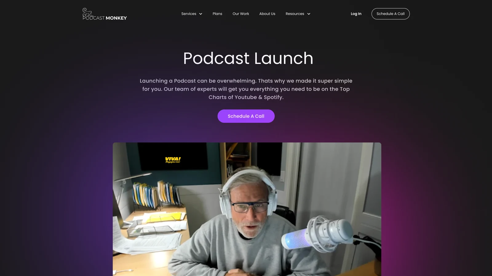 Podcast launch — service introduction