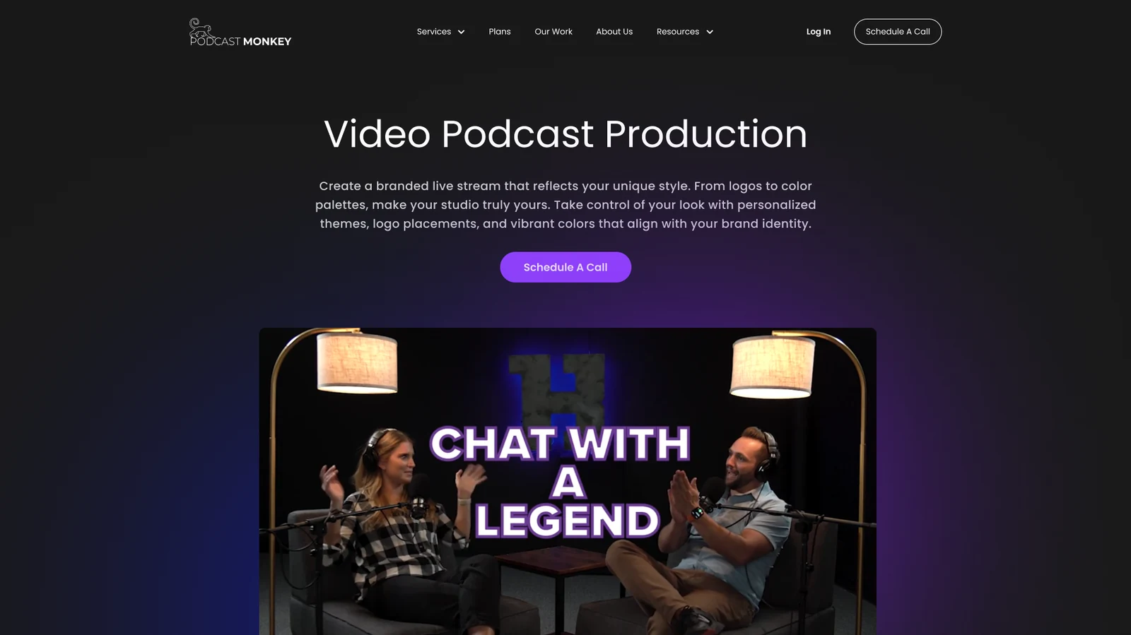 Video podcast production — service introduction
