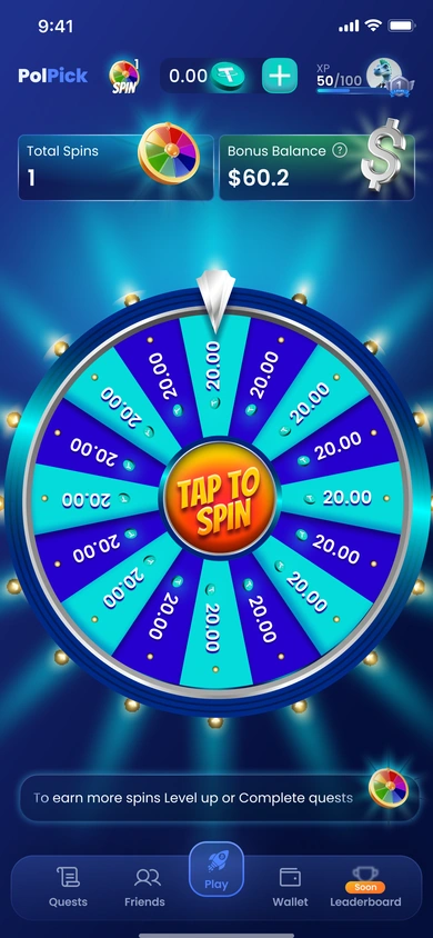Reward wheel — availability and spin presentation