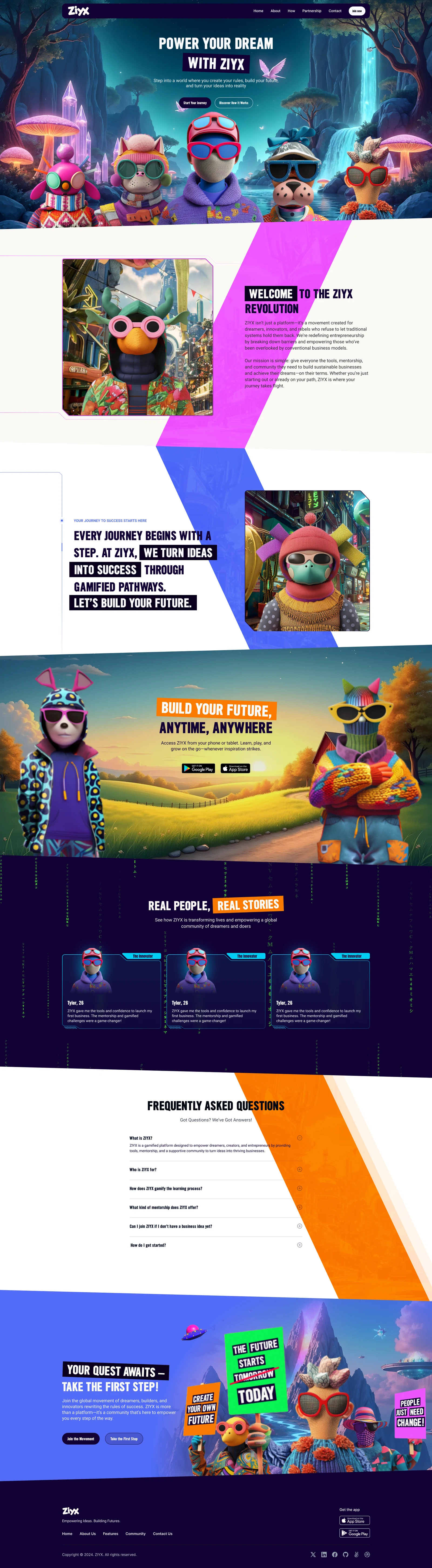 The complete website